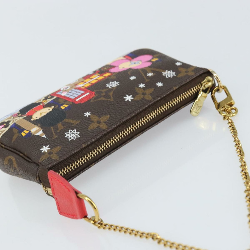 【日本直送】路易威登 Monogram Vivienne 迷你手拿包配件 M80863 LV 正品 169893M-5