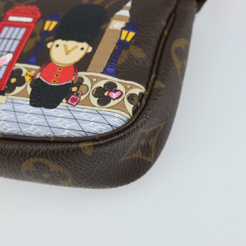 【日本直送】路易威登 Monogram Vivienne 迷你手拿包配件 M80863 LV 正品 169893M-14