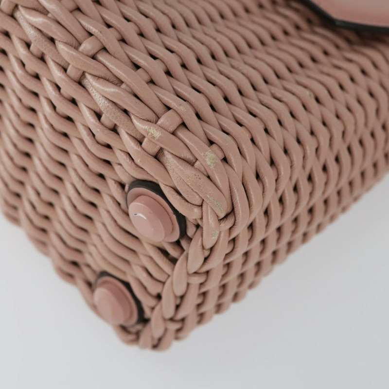 【日本直送】Salvatore Ferragamo Gancini 手提包 皮革 2way 粉紅色 Auth 159841V-8