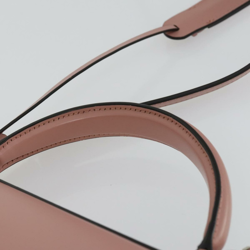 【日本直送】Salvatore Ferragamo Gancini 手提包 皮革 2way 粉紅色 Auth 159841V-13