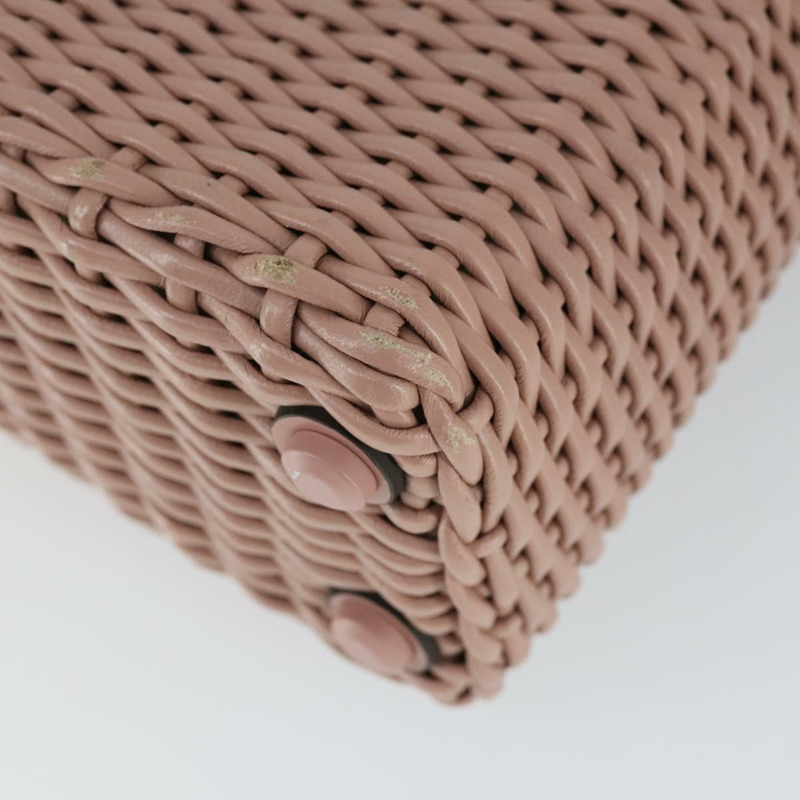 【日本直送】Salvatore Ferragamo Gancini 手提包 皮革 2way 粉紅色 Auth 159841V-16