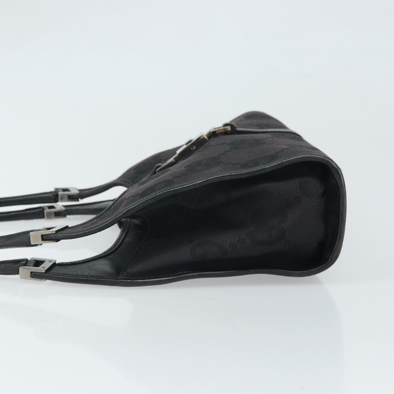 【日本直送】GUCCI Jackie GG帆布手提包 黑色 銀色 002 1068 3444 正品 170754V-3