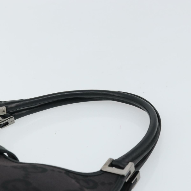 【日本直送】GUCCI Jackie GG帆布手提包 黑色 銀色 002 1068 3444 正品 170754V-13