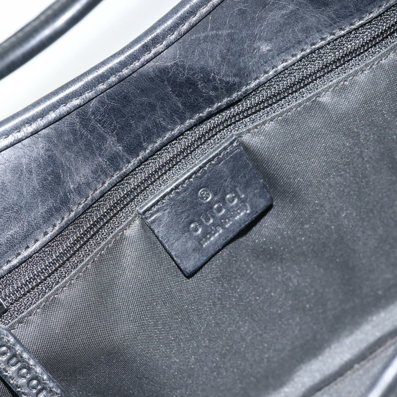 【日本直送】GUCCI Jackie GG帆布手提包 黑色 銀色 002 1068 3444 正品 170754V-18