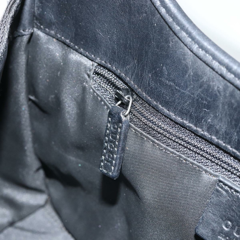 【日本直送】GUCCI Jackie GG帆布手提包 黑色 銀色 002 1068 3444 正品 170754V-21