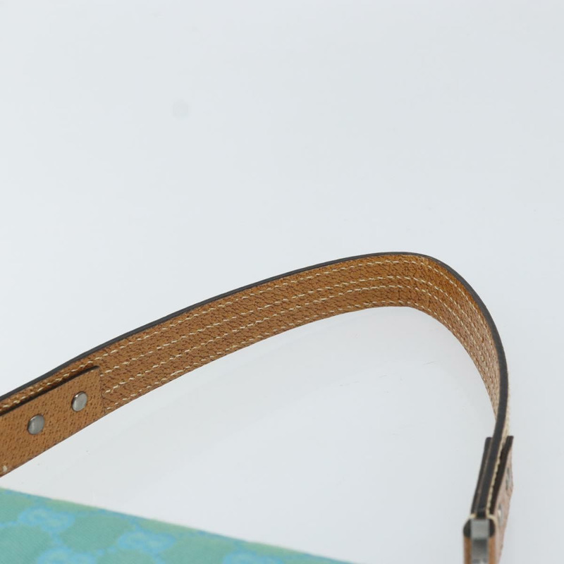 【日本直送】GUCCI GG帆布手提包 銀色/淺藍色 113014 正品 169720SAV-7