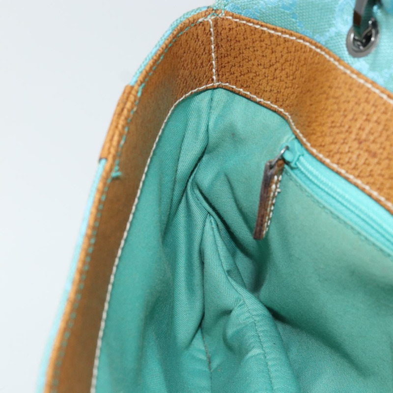 【日本直送】GUCCI GG帆布手提包 銀色/淺藍色 113014 正品 169720SAV-20