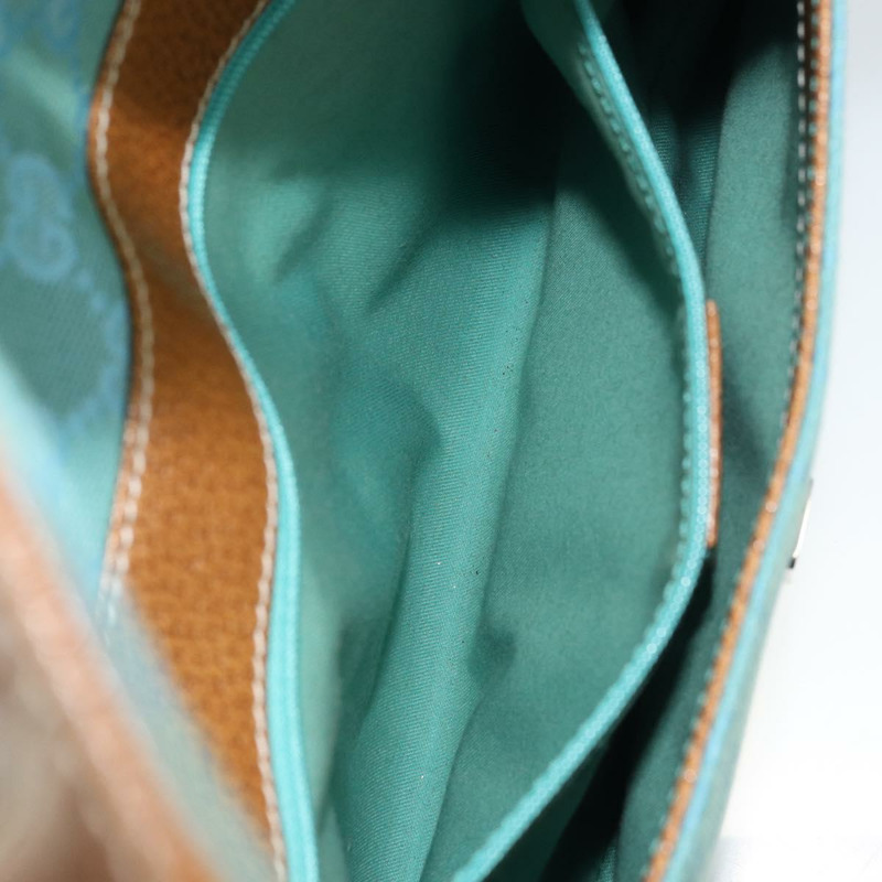 【日本直送】GUCCI GG帆布手提包 銀色/淺藍色 113014 正品 169720SAV-22