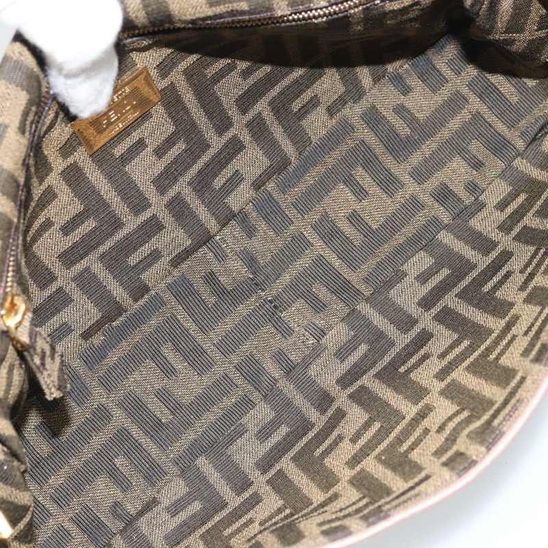 【日本直送】FENDI Zucca帆布單肩包，黑色、棕色、金色，正品編號169895SAM-9