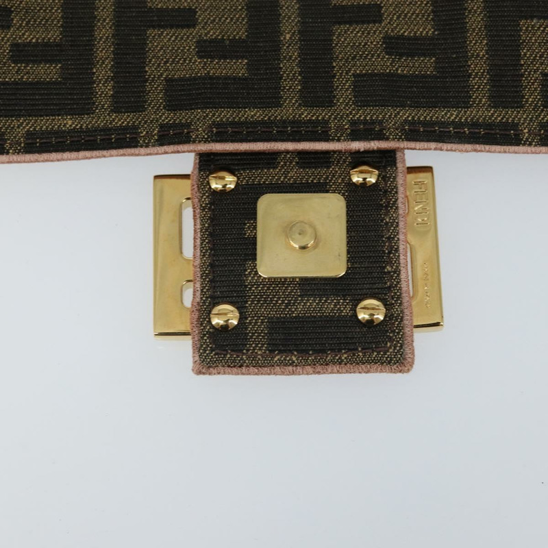 【日本直送】FENDI Zucca帆布單肩包，黑色、棕色、金色，正品編號169895SAM-23