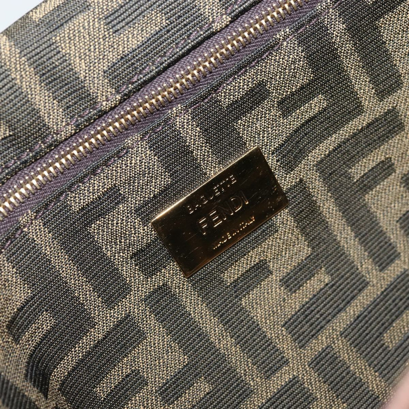 【日本直送】FENDI Zucca帆布單肩包，黑色、棕色、金色，正品編號169895SAM-24