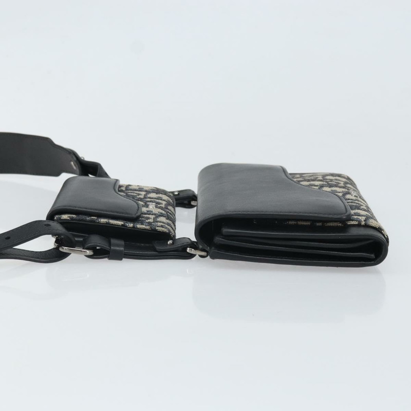 【日本直送】Christian Dior Trotter帆布Oblique Elite馬鞍包 海軍藍 正品 169716SAM-3