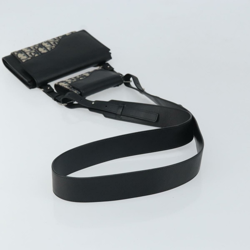 【日本直送】Christian Dior Trotter帆布Oblique Elite馬鞍包 海軍藍 正品 169716SAM-6