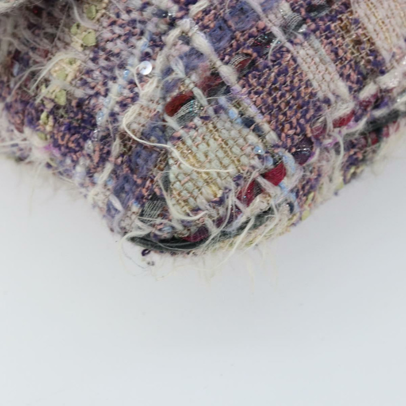 【日本直送】香奈兒山茶花鏈單肩背包，斜紋軟呢多色銀色雙C標誌，貨號169721SAV-15