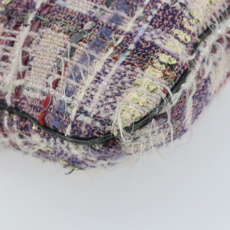 【日本直送】香奈兒山茶花鏈單肩背包，斜紋軟呢多色銀色雙C標誌，貨號169721SAV-16