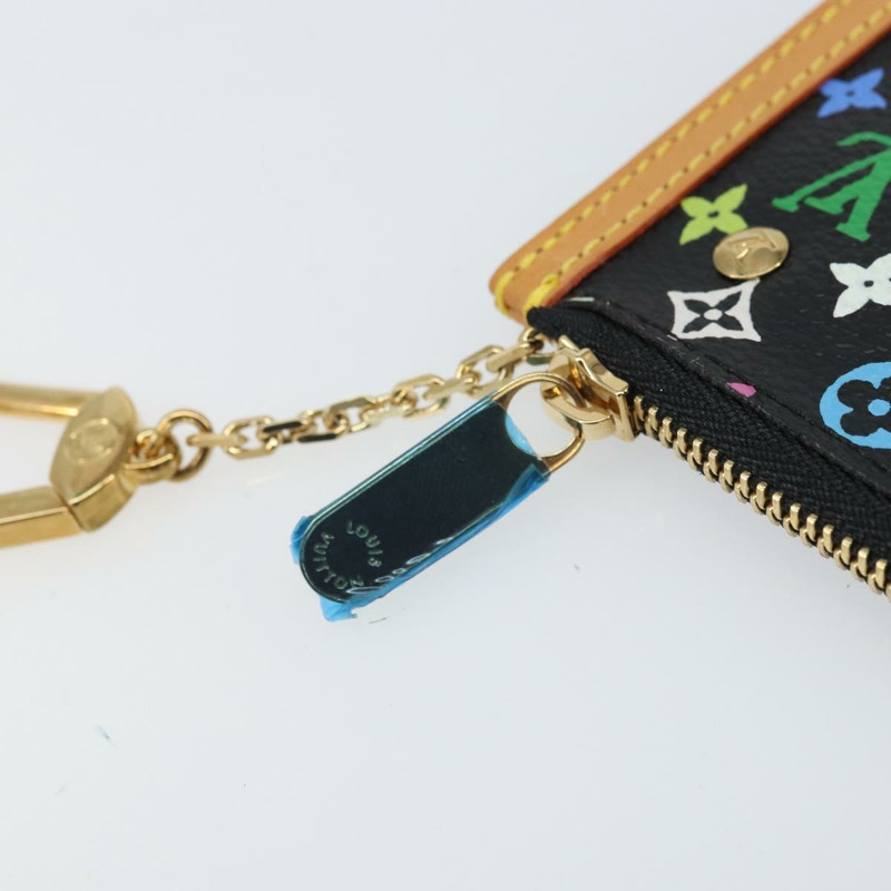 【日本直送】路易威登 (LOUIS VUITTON) 多色 Pochette Cles 零錢包 黑色 M13664 LV 正品 171366SAV-8