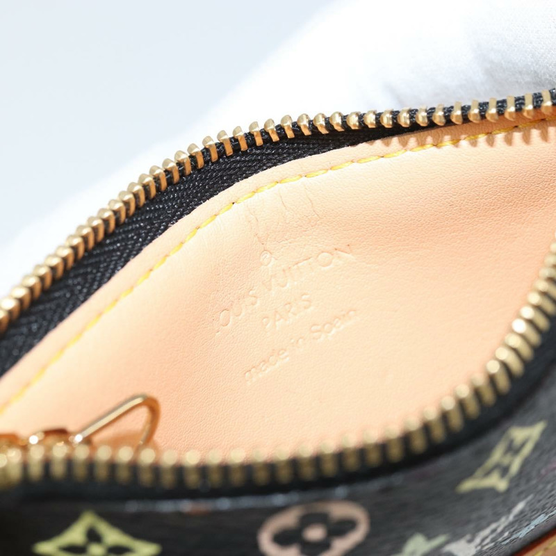【日本直送】路易威登 (LOUIS VUITTON) 多色 Pochette Cles 零錢包 黑色 M13664 LV 正品 171366SAV-16