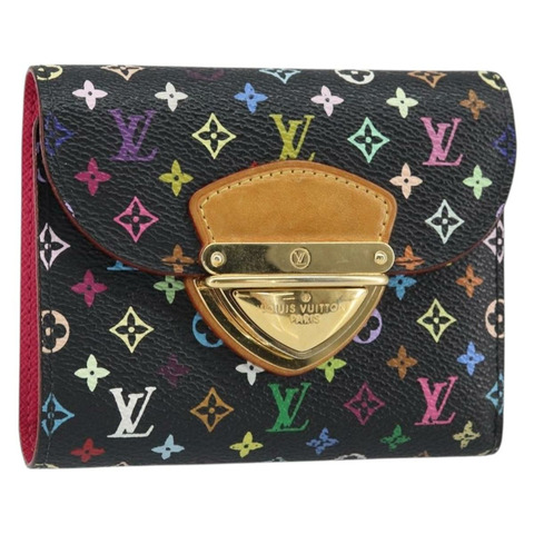 路易威登 Monogram Multicolor Portefeuille Joy 皮夾 M60282 LV Auth 170638V