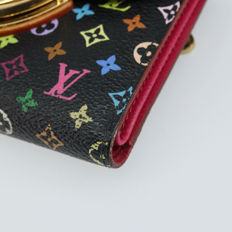 【日本直送】路易威登 Monogram Multicolor Portefeuille Joy 皮夾 M60282 LV Auth 170638V-6