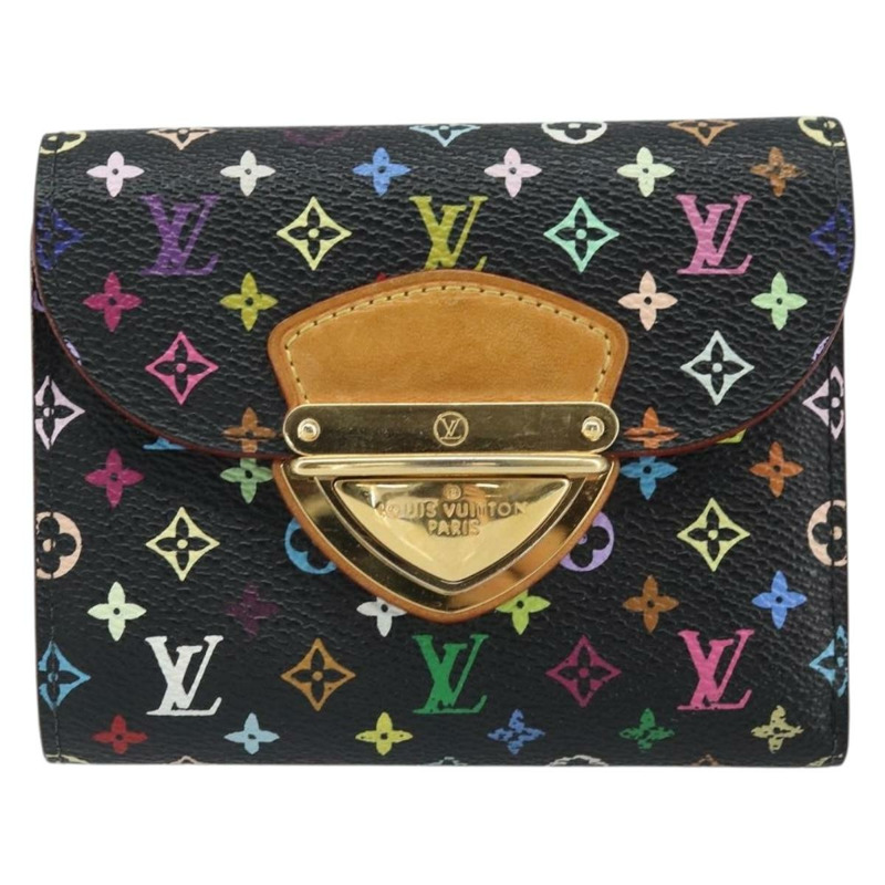 【日本直送】路易威登 Monogram Multicolor Portefeuille Joy 皮夾 M60282 LV Auth 170638V-12