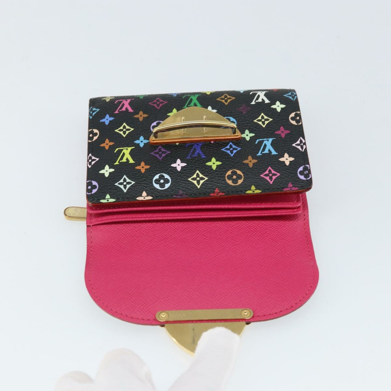 【日本直送】路易威登 Monogram Multicolor Portefeuille Joy 皮夾 M60282 LV Auth 170638V-18