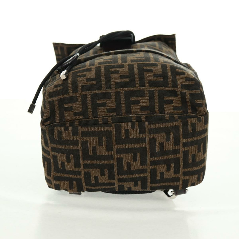 【日本直送】FENDI Zucca帆布Fendines斜背包 黑色棕色 正品 169704M-4