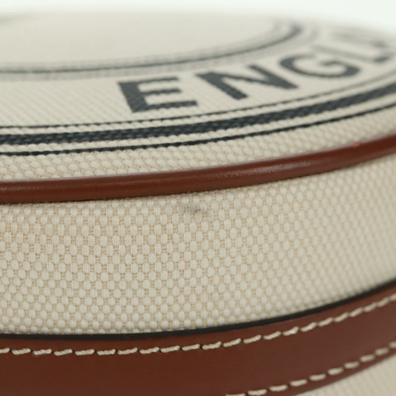 【日本直送】BURBERRY帆布肩包 米色 金色 正品 169776M-3