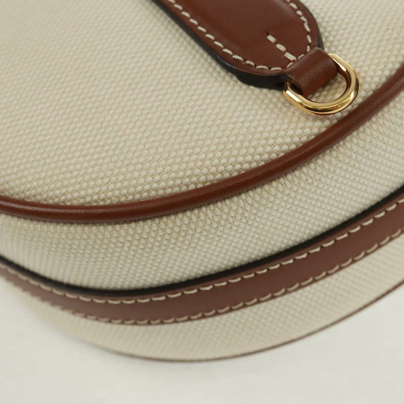 【日本直送】BURBERRY帆布肩包 米色 金色 正品 169776M-17
