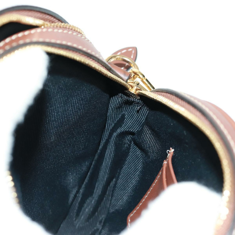 【日本直送】BURBERRY帆布肩包 米色 金色 正品 169776M-19