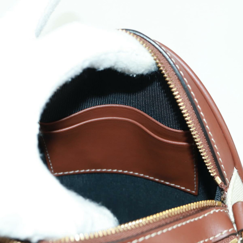 【日本直送】BURBERRY帆布肩包 米色 金色 正品 169776M-21