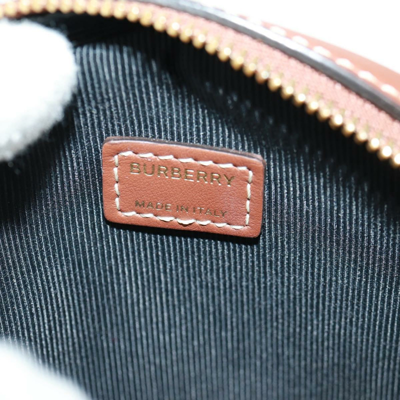 【日本直送】BURBERRY帆布肩包 米色 金色 正品 169776M-23