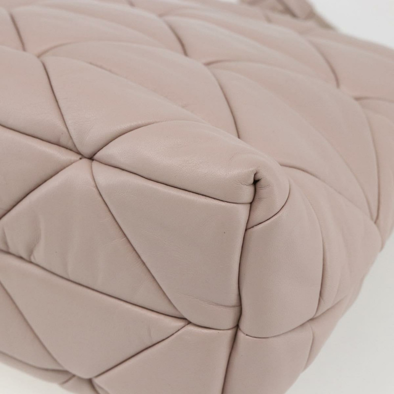 【日本直送】PRADA 手提包 皮革 兩用 粉金配色 正品 165567SAM-16