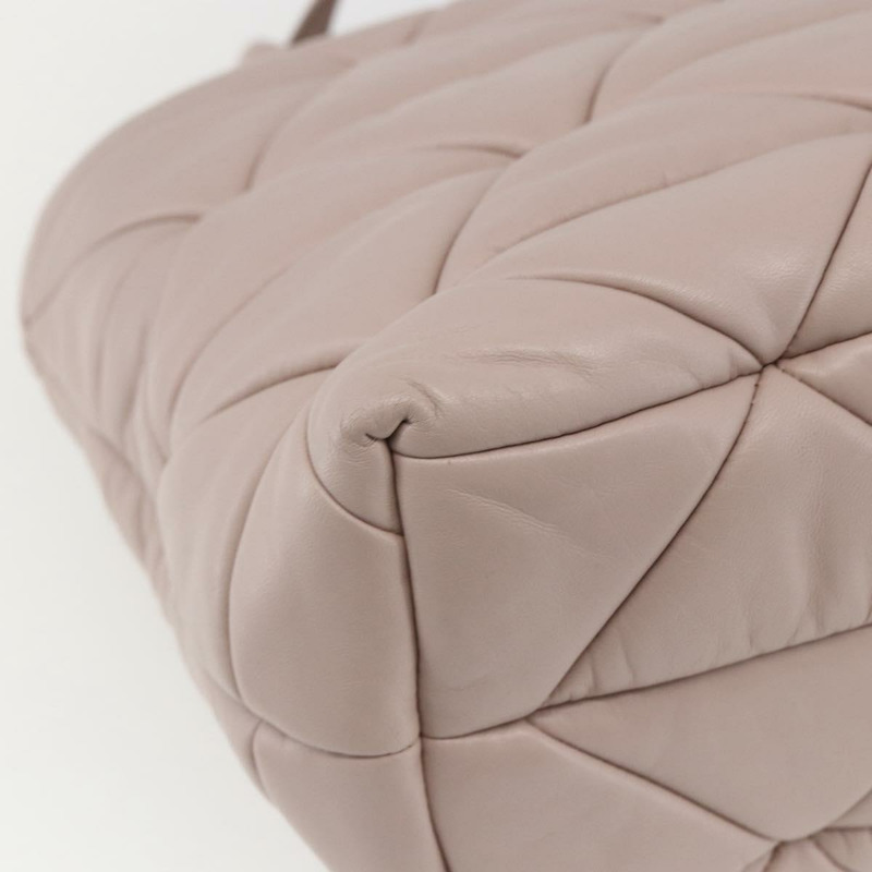 【日本直送】PRADA 手提包 皮革 兩用 粉金配色 正品 165567SAM-17