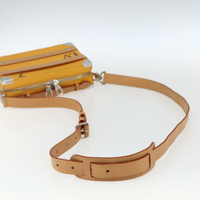 【日本直送】路易威登軟柄旅行箱包，皮革，藏紅花色，M59669，LV正品，編號165565SAM-8