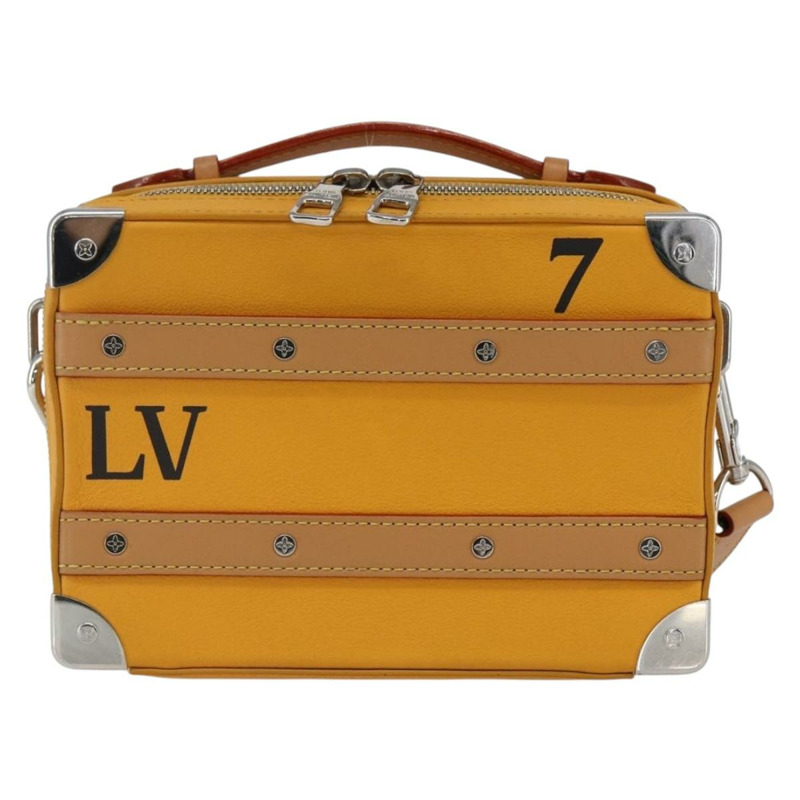 【日本直送】路易威登軟柄旅行箱包，皮革，藏紅花色，M59669，LV正品，編號165565SAM-12