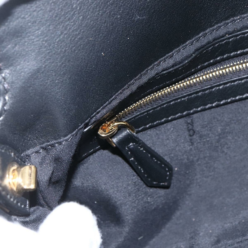【日本直送】FENDI Zucca帆布Mamma Baguette單肩包，黑色棕色附毛邊，正品編號169591SM-21