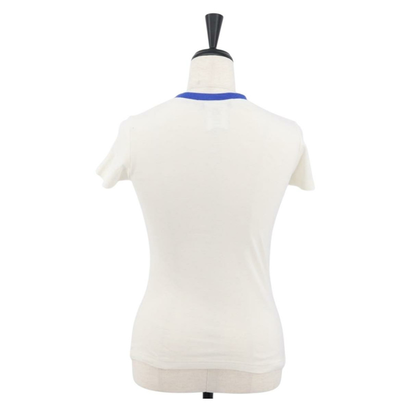 【日本直送】Christian Dior 短袖T卹，純棉，白色，正品 166469SM-1