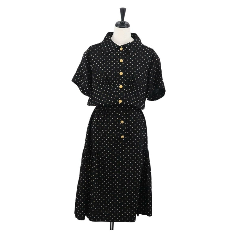 【日本直送】香奈兒 (CHANEL) 黑色絲綢單品 CC Auth 169945M-0