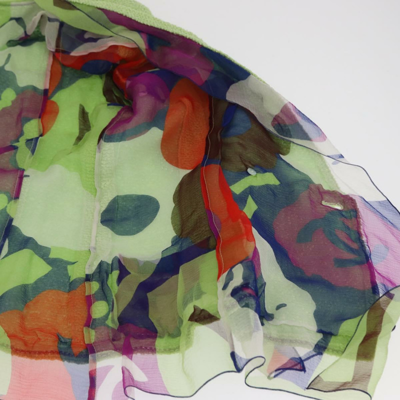 【日本直送】香奈兒綠色斜紋軟呢外套，CC標誌，貨號169661M-9