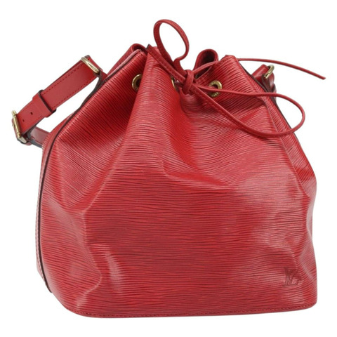 路易威登 Epi Petit Noe 肩背包 紅色 M44107 LV 正品 171692