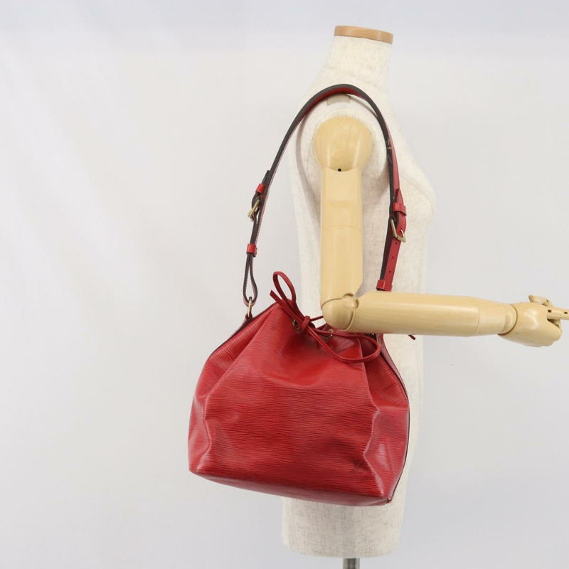 【日本直送】路易威登 Epi Petit Noe 肩背包 紅色 M44107 LV 正品 171692-19