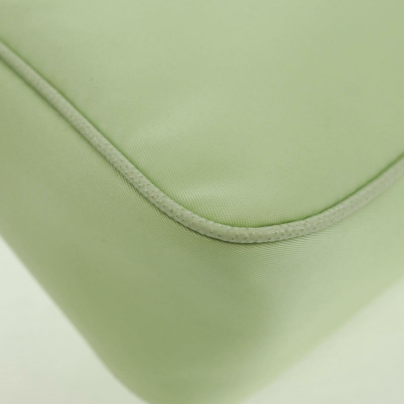 【日本直送】PRADA 尼龍綠色銀色配件包 Auth 170677M-13