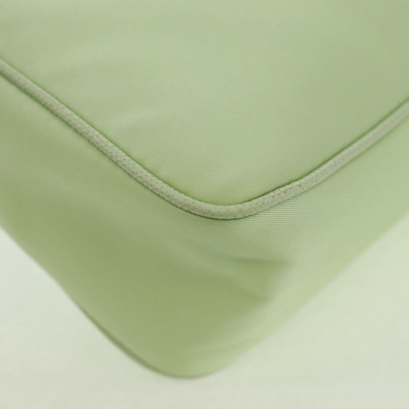 【日本直送】PRADA 尼龍綠色銀色配件包 Auth 170677M-15