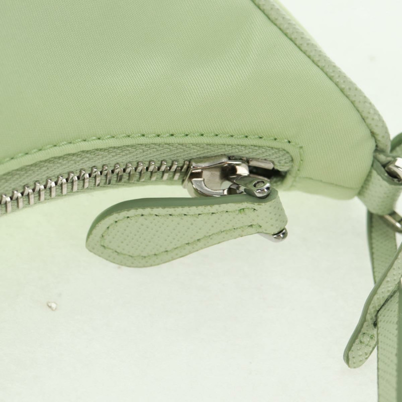 【日本直送】PRADA 尼龍綠色銀色配件包 Auth 170677M-18