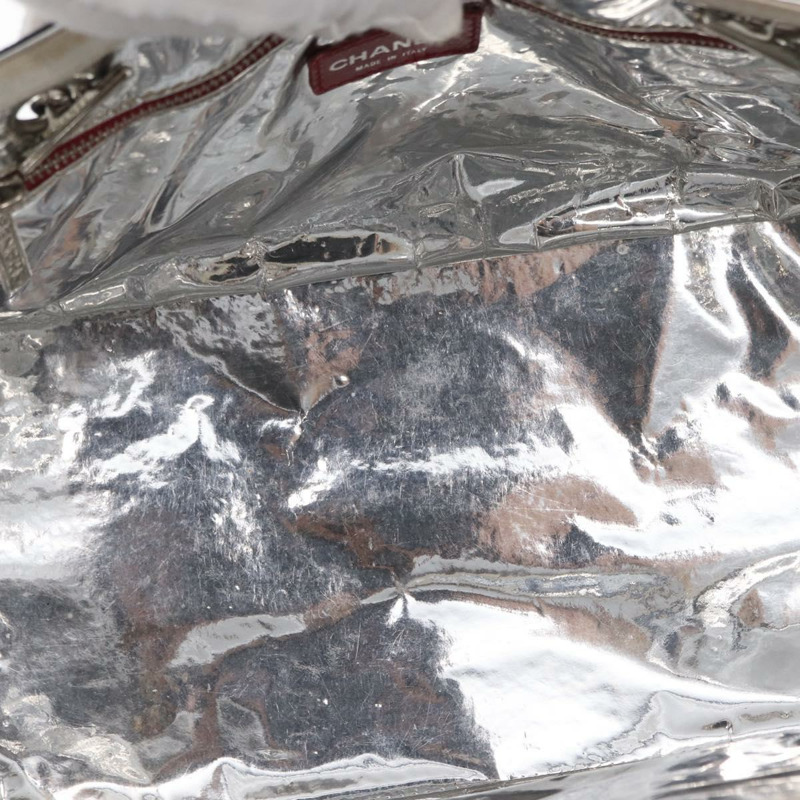 【日本直送】香奈兒 Choco Bar 鏈條手提包 帆布皮革 黑色 CC Auth 171000-10