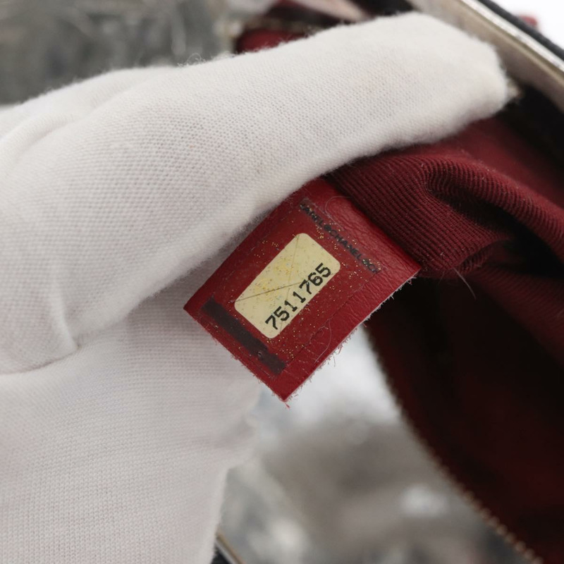 【日本直送】香奈兒 Choco Bar 鏈條手提包 帆布皮革 黑色 CC Auth 171000-11