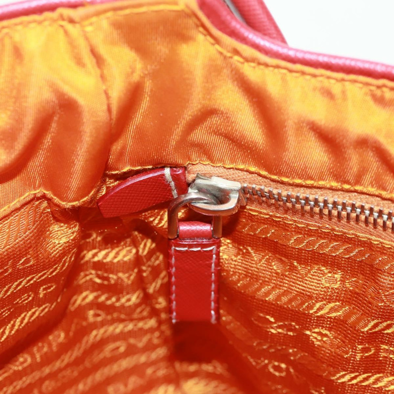 【日本直送】PRADA 手提包 尼龍皮革 粉紅色 銀色 正品 171019V-25