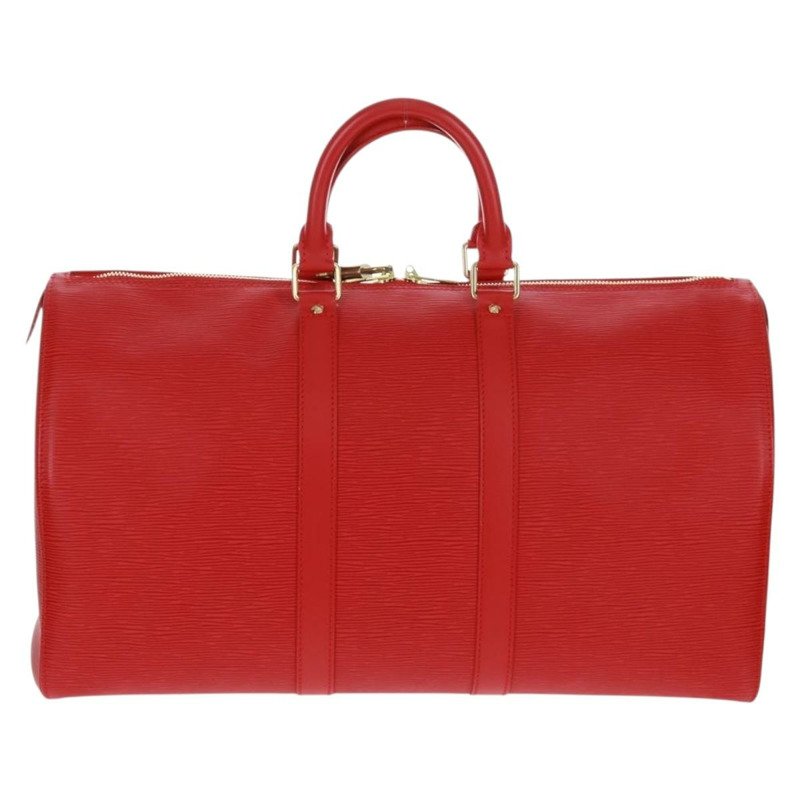 【日本直送】路易威登 Epi Keepall 45 波士頓包 紅色 M42977 LV 正品 171030SAV-1