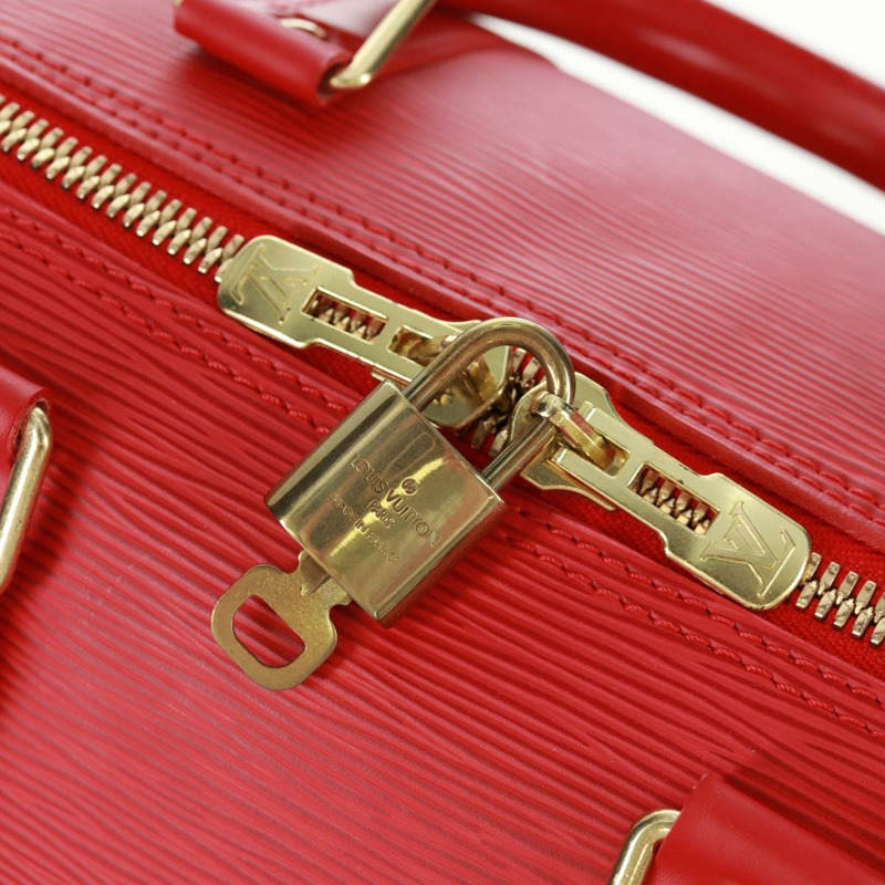 【日本直送】路易威登 Epi Keepall 45 波士頓包 紅色 M42977 LV 正品 171030SAV-8