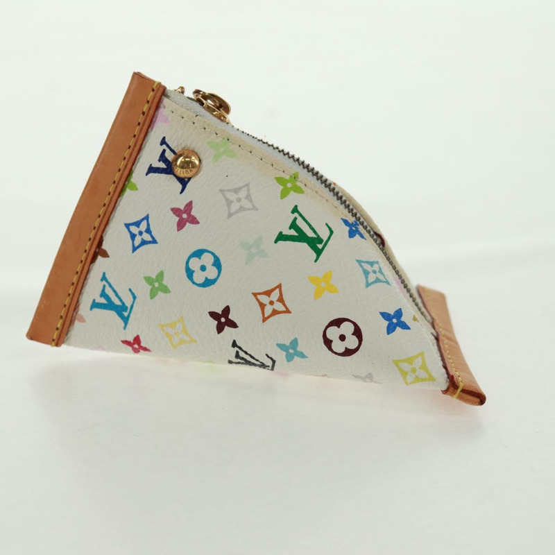 【日本直送】路易威登 Monogram Multicolor Berlango 白色零錢包 M58028 正品 BA10526V-3